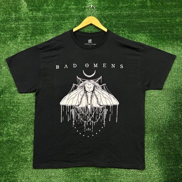 Bad Omens Night Moth Heavy Metal Band T-Shirt Size 2X - Picture 1 of 4